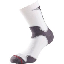 1000 Mile Fusion Double Layer Mens Running Socks - White