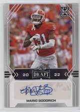 2022 Leaf Draft Auto Mario Goodrich #BA-MG1 Auto p0j