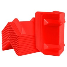 24 Pack Flatbed Edge Corner Protector for Cargo Shipping, Plastic Ratchet Str...