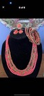 Cleopatra Type Choker Coral Jewelry Set — photo 4