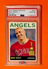 2013 Topps Heritage MIKE TROUT No Hat SP PSA 10 AS Rookie Cup Angels #430