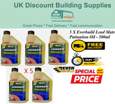 5 X Everbuild Lead Mate Patination Oil - 500ml