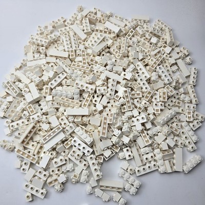 Lego weiße Steine 1x1 1x2 1x4 Größen 11211 30414 Konvolut Restposten viele Teile 
