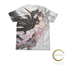 New Overlord Albedo Full Graphic T-Shirt White Size S