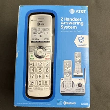 AT&T DL72250 Dual Handset Cordless Phone Bluetooth Cell Connect New Sealed