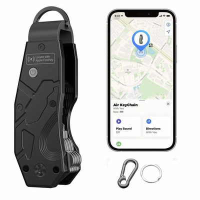 #ad Keychain Key Organizer Works with Apple Find My Built in airtag Chips Hold... $43.59