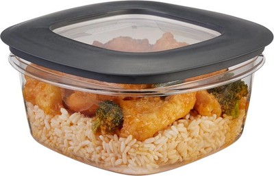 Premier Easy Find Lids 5-Cup Meal Prep and Food Storage Container, Grey |Bpa-Fre