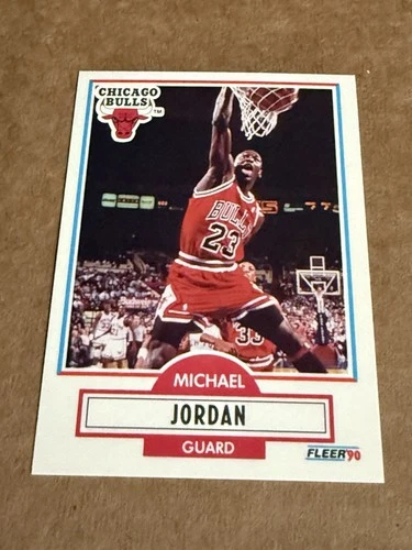 1990-91 Fleer #26 MICHAEL JORDAN Chicago Bulls NMT MINT The Goat NBA