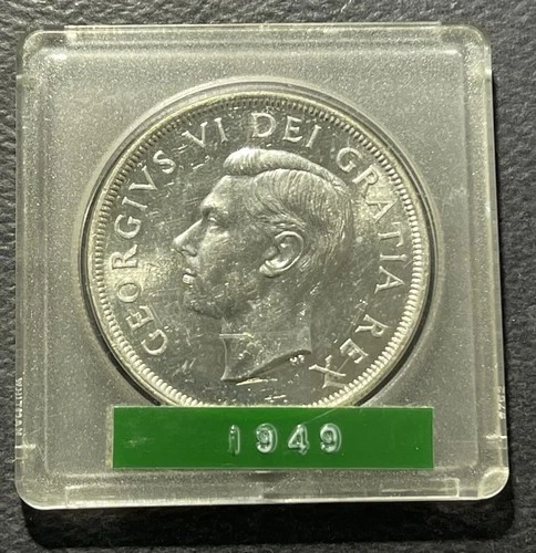 Canada 1949 Dollar Silver Coin-BSTK0124