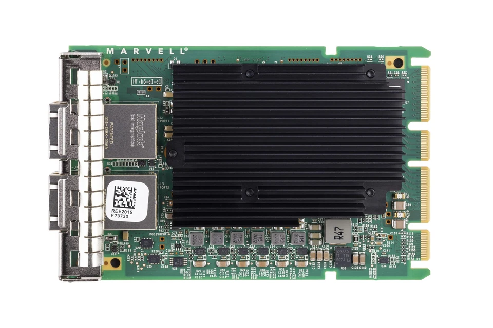 Network Card Dell Qlogic/Marvell FastLinQ 2x10GbE RJ45 PCIe OCP 3.0 42T22 - Image 2 of 3