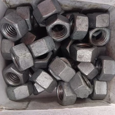 Hillman 1/2"-13 Hex Nuts Grade 2 Steel Hot-Dip Galvanized Rust Resistant 50 Pack