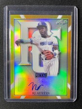2021 Leaf Perfect Game RJ Austin Gold Metal Autograph #1/1 Orioles!!!