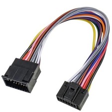 Android Radio Wiring Harness 16Pin to 16Pin ISO Extension Cable  Plug and