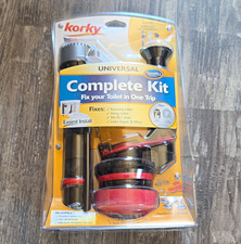 Korky QuietFILL Universal Complete Toilet Repair Kit 4010MP Fill Valve Flapper