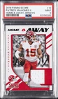 2018 PANINI SCORE HOME & AWAY JERSEYS #12 PATRICK MAHOMES II PSA 9