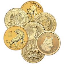 1/4 oz Gold Coin .9999 Fine - Random Brand - Secondary Market 4675.48 per troy oz