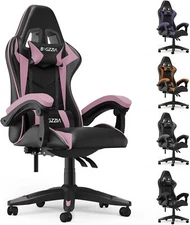 Gaming Chair Office Chair Reclining High Back Computer Swivel Racing Desk Chair