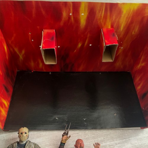 2004 Neca Reel Toys Freddy vs Jason Deluxe Box Set in Original package - Picture 20 of 20