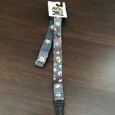 Super Mario Bros New Lanyard for Keys
