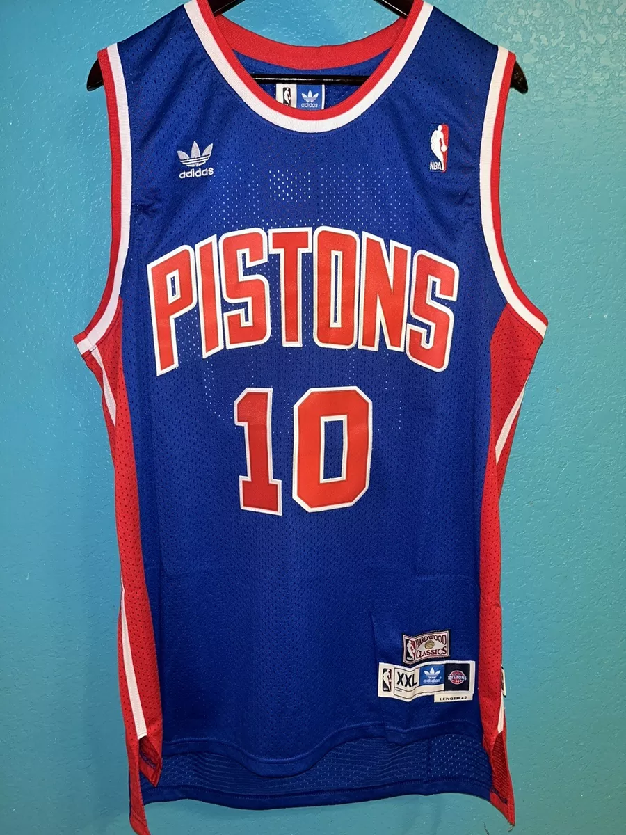 Men's Detroit Pistons Dennis Rodman No.10 Black Swingman Jersey