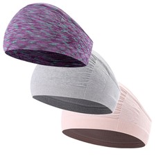 Women's Yoga Sport Headband for Running Travel Fitness Elastic Wicking Workout