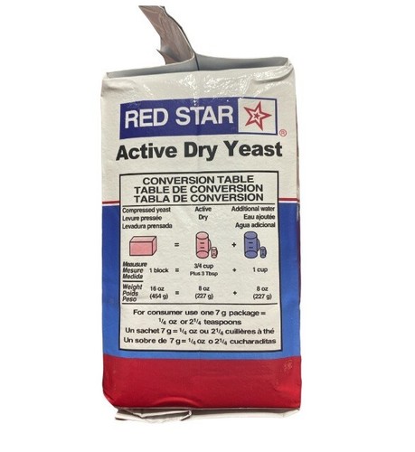 2 Pack Red Star Active Dry Yeast Non GMO 32oz /ea - Picture 4 of 5