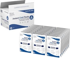 Disposable Ice Packs for Injuries - Instant Cold Packs for First Aid, Swelling,