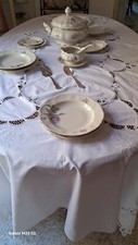 Tovaglia Bianca  Vintage Con  12 Tovaglioli In Pizzo Di  BRUXELLES