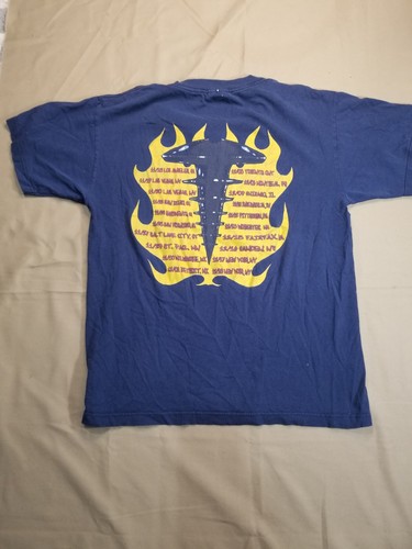 The Offspring Original Prankster USA Tour Blue Men Tee Shirt Size M - Picture 5 of 7