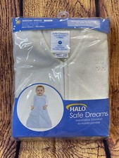 Halo Safe Dreams Wearable Blanket Cream Fleece Medium 6-12 Months 16-24 lbs New