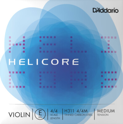 D'Addario H311 4/4M Helicore - e1 - medium - Einzelsaite e1 für Violine