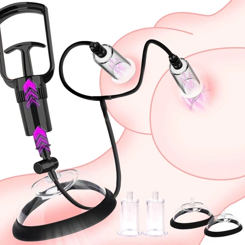 Pussy Pump Nipple Pump Vacuum Vaginal Pump Nipple Suction Cup Sexy Toy Women UK - Picture 6 of 24