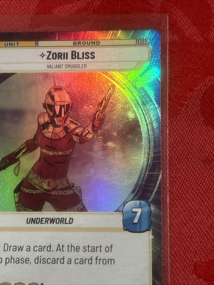 FOIL Hyperspace Star Wars Unlimited - Zorii Bliss - Valiant