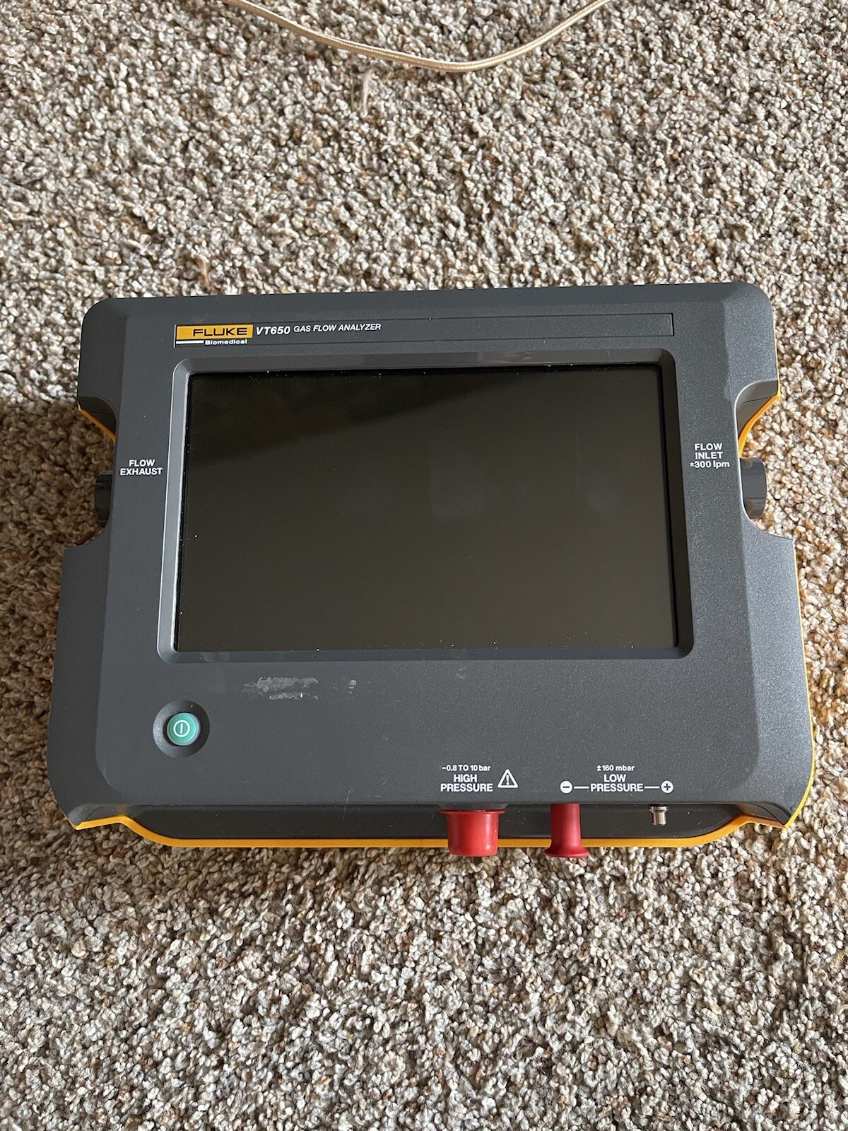 Fluke Biomedical VT650 Gas Flow Ventilator Analyzer Excellent Working
