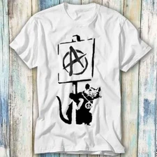 Banksy Rat Revolution T Shirt Meme Gift Top Tee Unisex 1226
