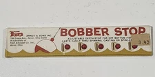 Vintage Bobber Stops in Original Packaging, Fin Arndt & Sons (Fred Arbogast)
