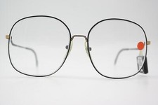 Vintage Glasses Neostyle METALLIC 27 Black Bronze Oval Glasses Frame