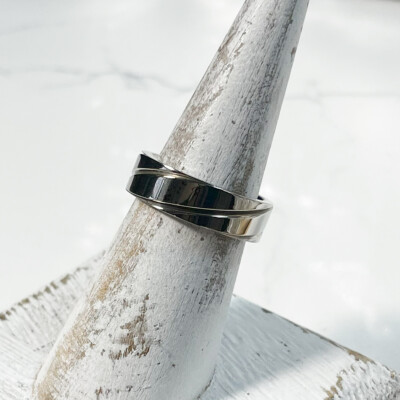 6mm Titanium Ring Free Engraving Titanium Wedding Band Comfort Fit Size 6