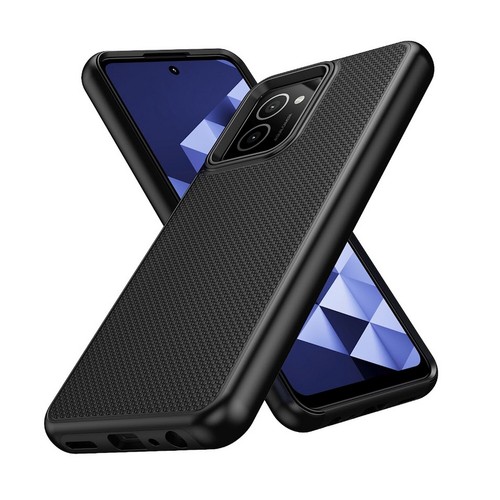 For HMD Vibe N159V Case Dual Layered Drop Protector Textured Cover - Picture 11 of 19