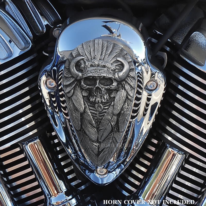 Indian Horn Cover insert. Native Spirit in aged alum finish. 20142017