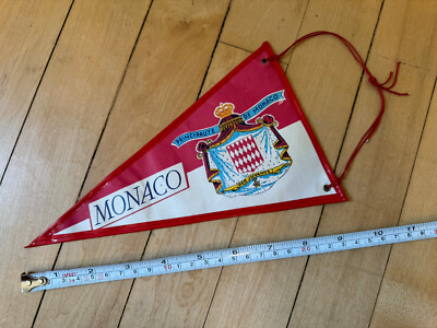 Vintage Monaco 9 Inch Mini Pennant