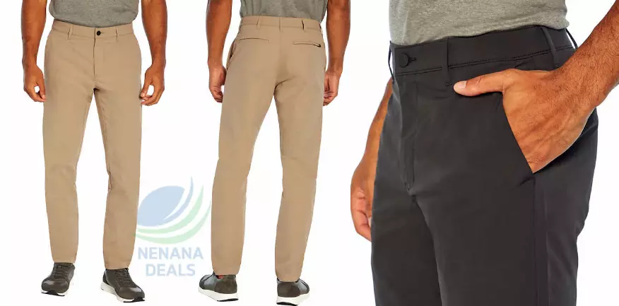 Flat front shop slacks