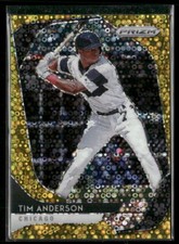 2020 Panini Prizm #161 Tim Anderson Gold Donut Circles Prizm /10