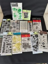140pc Clear Cling Stamps Birthday Hearts Birds Butterflies Christmas MORE NEW