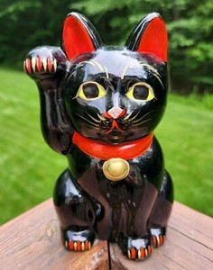 Black Maneki Neko | eBay