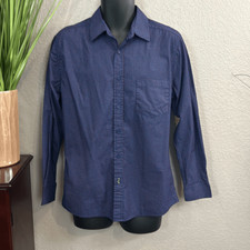 MS3 Haggar men  s long sleeve button-down dress shirt/casual shirt size medium