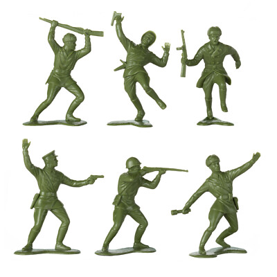 BMC Marx Recast Russian Plastic Army Men 36pc WW2 Soldier Figures