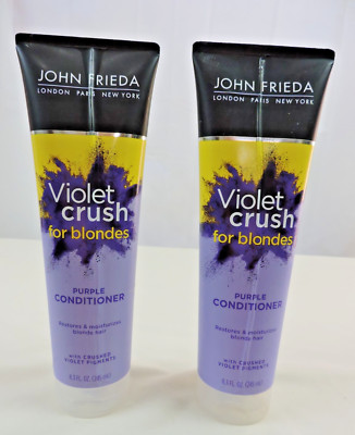 John Frieda Violet Crush for Blondes Conditioner with Violet Pigments - 2 PK