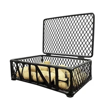 Wine Cork Rack Box, Wine Cork Holder Decor for Storage and Display Cork, Kitc...