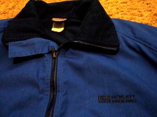 Hp Hewlett Packard Warm Jacket Coat Windbreaker for over shirt Size ...